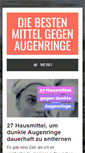 Mobile Screenshot of dunkle-augenringe.com